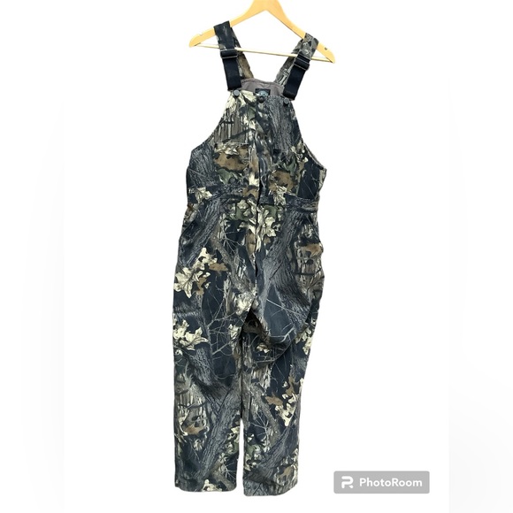 Wolf Mountain by Key Other - Vintage Wolf Mountain Hunting Wear by Key Camouflage Bib Overalls